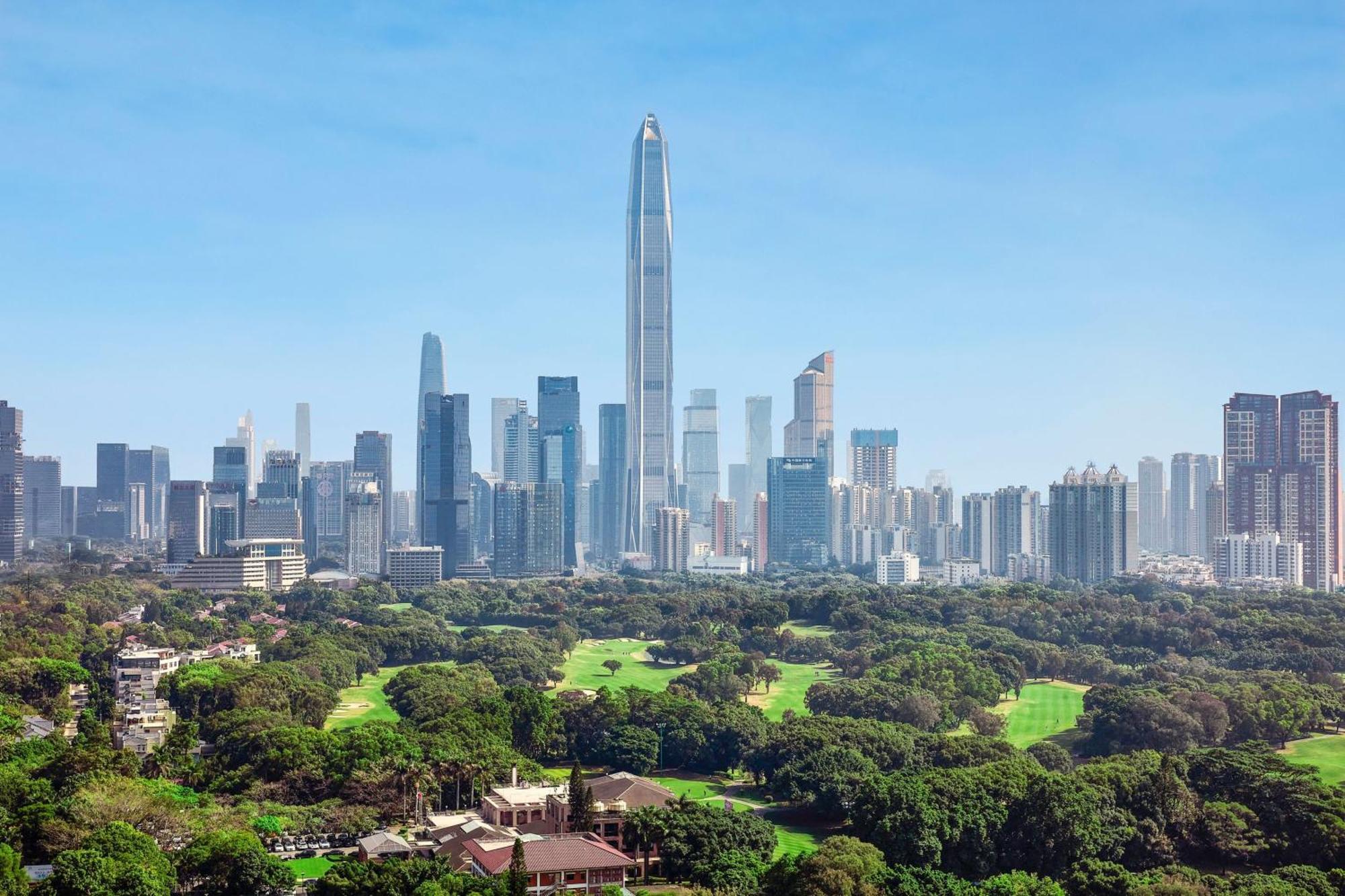 Jw Marriott Hotel Shenzhen Bagian luar foto